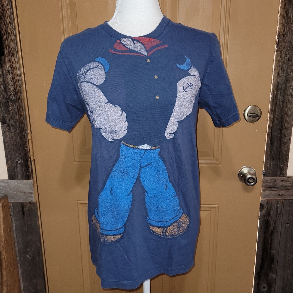 Popeye Character Tee Short Sleeve Sz M